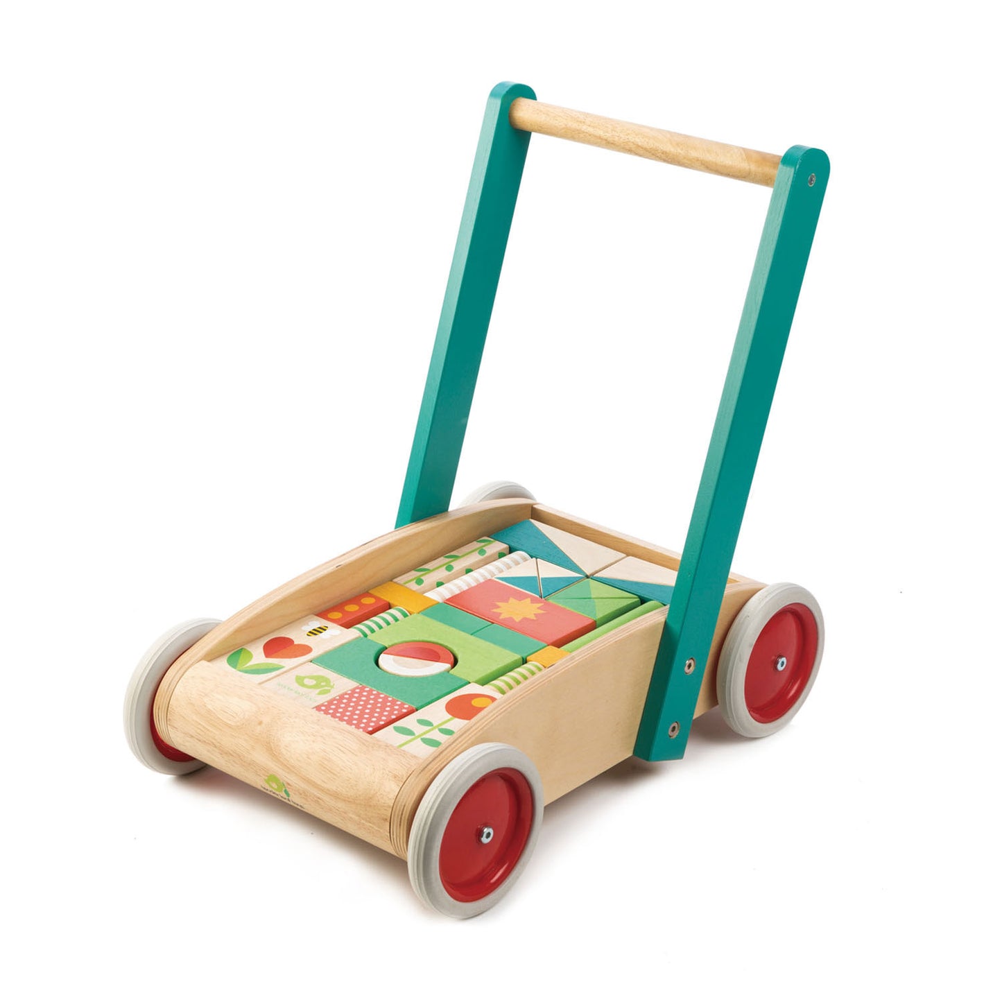 Baby Walker Wagon with Blocks