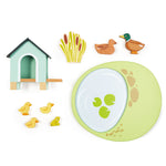 Tender Leaf Toys Pet Set Duck House – Small World Wooden Pond Playset