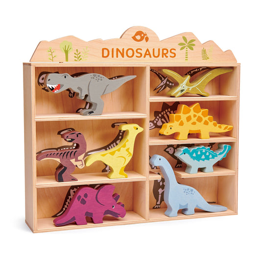 8 Dinosaurs & Shelf