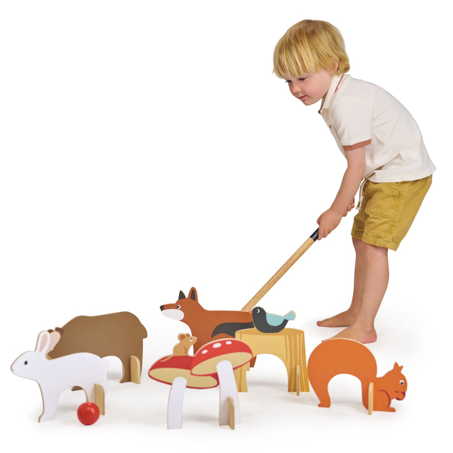 Tender Leaf Toys Indoor Woodland Croquet Set (New in 2024)